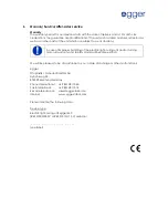 Предварительный просмотр 19 страницы Egger EL 3 51310 Operating Manual