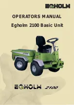 Egholm 2100 Operator'S Manual preview