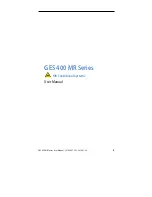 Preview for 3 page of EGi GES 400 MR User Manual