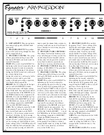 Preview for 6 page of Egnater Armageddon Owner'S Manual