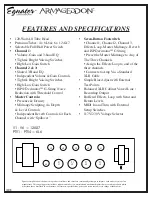 Preview for 18 page of Egnater Armageddon Owner'S Manual