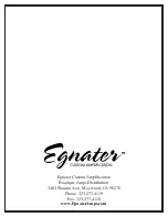 Preview for 20 page of Egnater Tourmaster 4100 Owner'S Manual