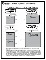 Предварительный просмотр 12 страницы Egnater TWEAKER-40 HEAD Owner'S Manual