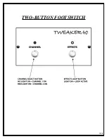 Предварительный просмотр 13 страницы Egnater TWEAKER-40 HEAD Owner'S Manual