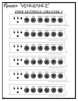 Предварительный просмотр 8 страницы Egnater VENGEANCE Owner'S Manual