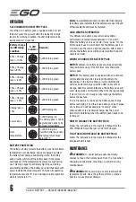 Предварительный просмотр 6 страницы Ego Power+ BA1400T Operator'S Manual