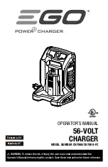 Preview for 1 page of Ego Power+ CH7000 Operator'S Manual