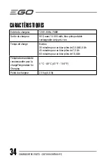 Preview for 34 page of Ego Power+ CH7000 Operator'S Manual