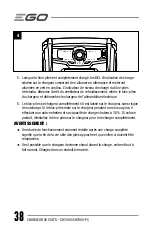 Preview for 38 page of Ego Power+ CH7000 Operator'S Manual