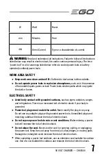 Предварительный просмотр 7 страницы Ego Power+ CHX5500 Operator'S Manual