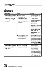 Preview for 38 page of Ego Power+ CHX5500 Operator'S Manual