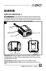 Предварительный просмотр 53 страницы Ego Power+ CHX5500 Operator'S Manual