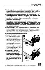 Предварительный просмотр 67 страницы Ego Power+ CS1610 Operator'S Manual