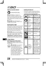 Предварительный просмотр 126 страницы Ego Power+ HTA2000 Operator'S Manual