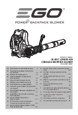 Ego Power+ LB6000E Operator'S Manual предпросмотр