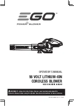 Ego Power+ LB6500E Operator'S Manual предпросмотр