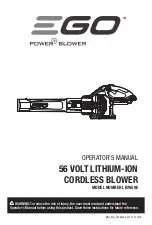 Ego Power+ LB7650E Operator'S Manual предпросмотр