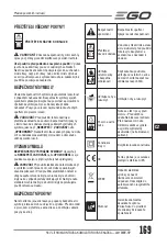 Preview for 169 page of Ego Power+ LM1900E-SP Operator'S Manual