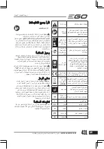 Preview for 431 page of Ego Power+ LM1900E Operator'S Manual