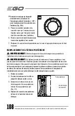 Preview for 108 page of Ego Power+ LM2130 Operator'S Manual