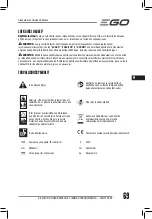 Preview for 69 page of Ego Power+ LM2130E-SP Operator'S Manual