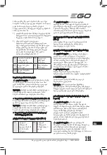 Preview for 191 page of Ego Power+ LM2130E-SP Operator'S Manual