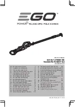 Preview for 1 page of Ego Power+ PPX1000 Operator'S Manual