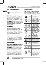 Предварительный просмотр 10 страницы Ego Power+ RTA2300 Operator'S Manual