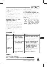 Предварительный просмотр 111 страницы Ego Power+ RTA2300 Operator'S Manual