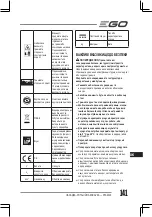 Предварительный просмотр 141 страницы Ego Power+ RTA2300 Operator'S Manual