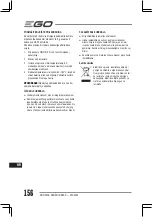 Предварительный просмотр 156 страницы Ego Power+ RTA2300 Operator'S Manual