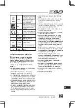 Предварительный просмотр 167 страницы Ego Power+ RTA2300 Operator'S Manual