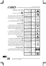 Предварительный просмотр 178 страницы Ego Power+ RTA2300 Operator'S Manual