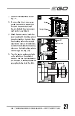 Preview for 27 page of Ego Power+ SNT2110 Operator'S Manual