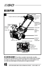 Preview for 46 page of Ego Power+ SNT2110 Operator'S Manual