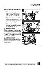 Preview for 51 page of Ego Power+ SNT2110 Operator'S Manual