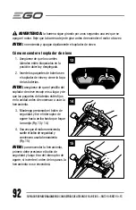 Preview for 92 page of Ego Power+ SNT2110 Operator'S Manual