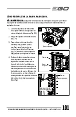 Preview for 101 page of Ego Power+ SNT2110 Operator'S Manual