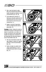 Preview for 104 page of Ego Power+ SNT2110 Operator'S Manual