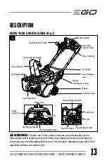 Preview for 13 page of Ego Power+ SNT2120AP Operator'S Manual