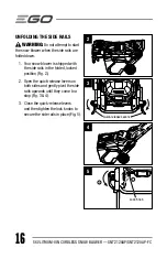 Preview for 16 page of Ego Power+ SNT2120AP Operator'S Manual