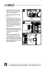 Preview for 28 page of Ego Power+ SNT2120AP Operator'S Manual