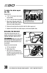 Preview for 30 page of Ego Power+ SNT2120AP Operator'S Manual