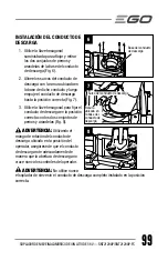 Preview for 99 page of Ego Power+ SNT2120AP Operator'S Manual