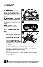 Preview for 102 page of Ego Power+ SNT2120AP Operator'S Manual