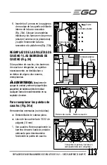 Preview for 113 page of Ego Power+ SNT2120AP Operator'S Manual