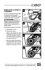 Preview for 115 page of Ego Power+ SNT2120AP Operator'S Manual