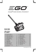 Ego Power+ SSA1200 Manual preview