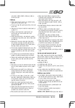 Preview for 117 page of Ego Power+ SSA1200 Manual