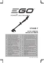 Preview for 1 page of Ego Power+ ST1610E-T Manual